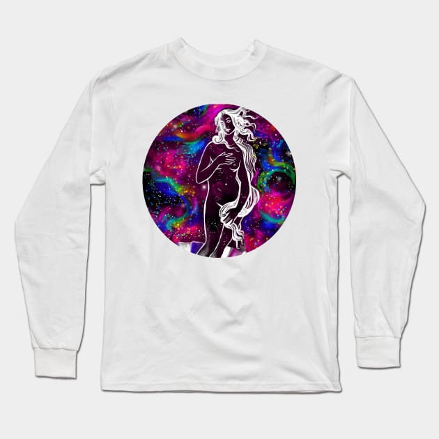 Aphrodite ( Greek ) Long Sleeve T-Shirt by artbysavi